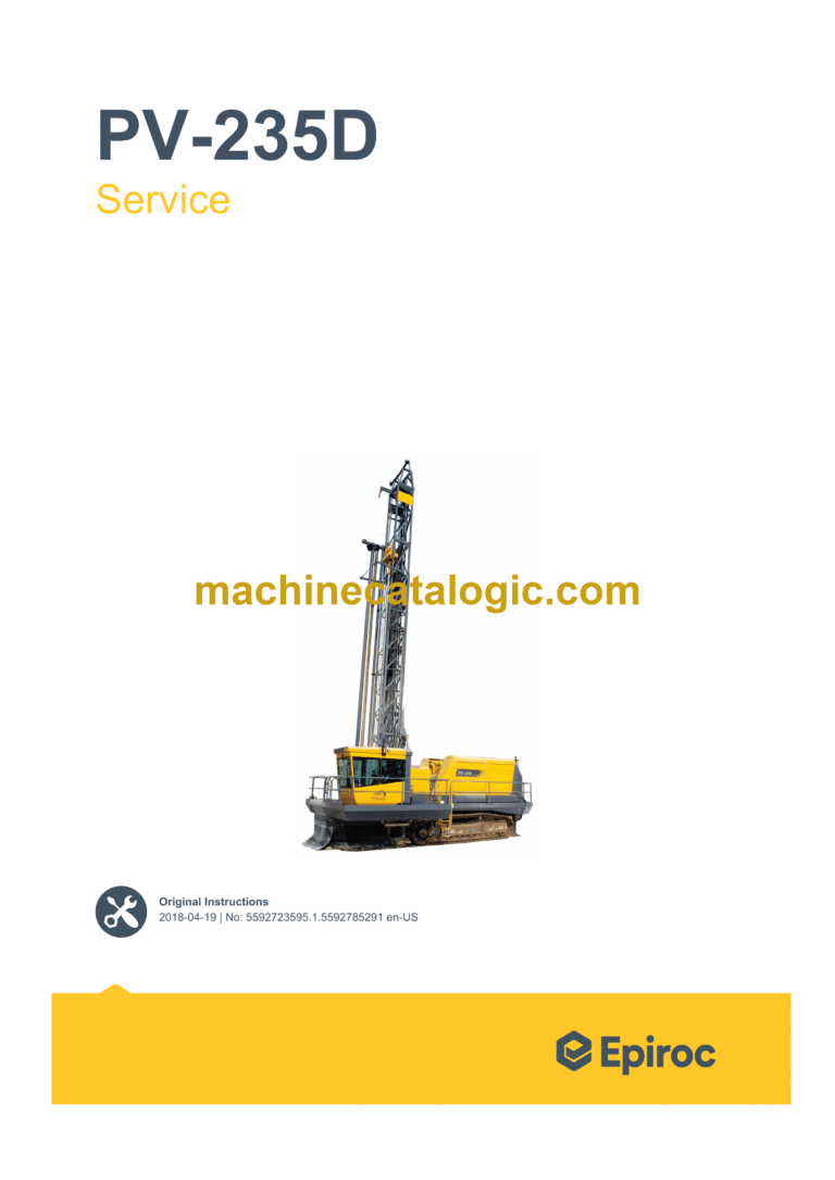 Epiroc Pit Viper PV-235D Service Manual