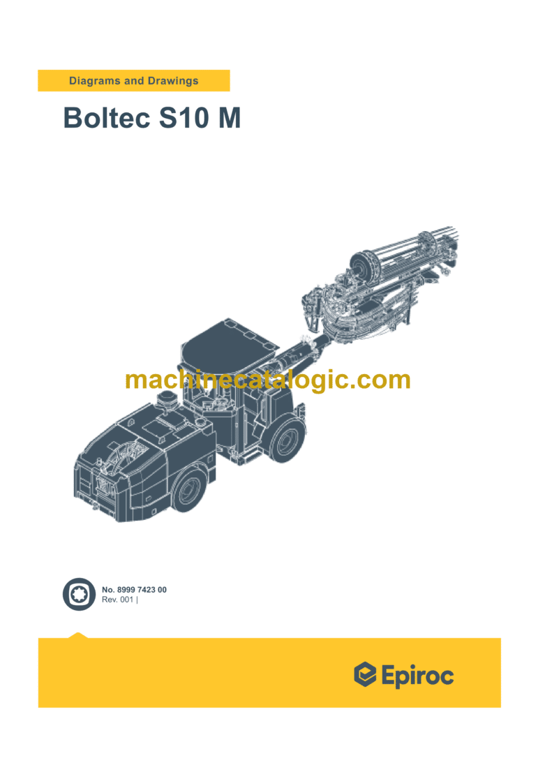 Epiroc Boltec S10 M Diagrams and Drawings Manual