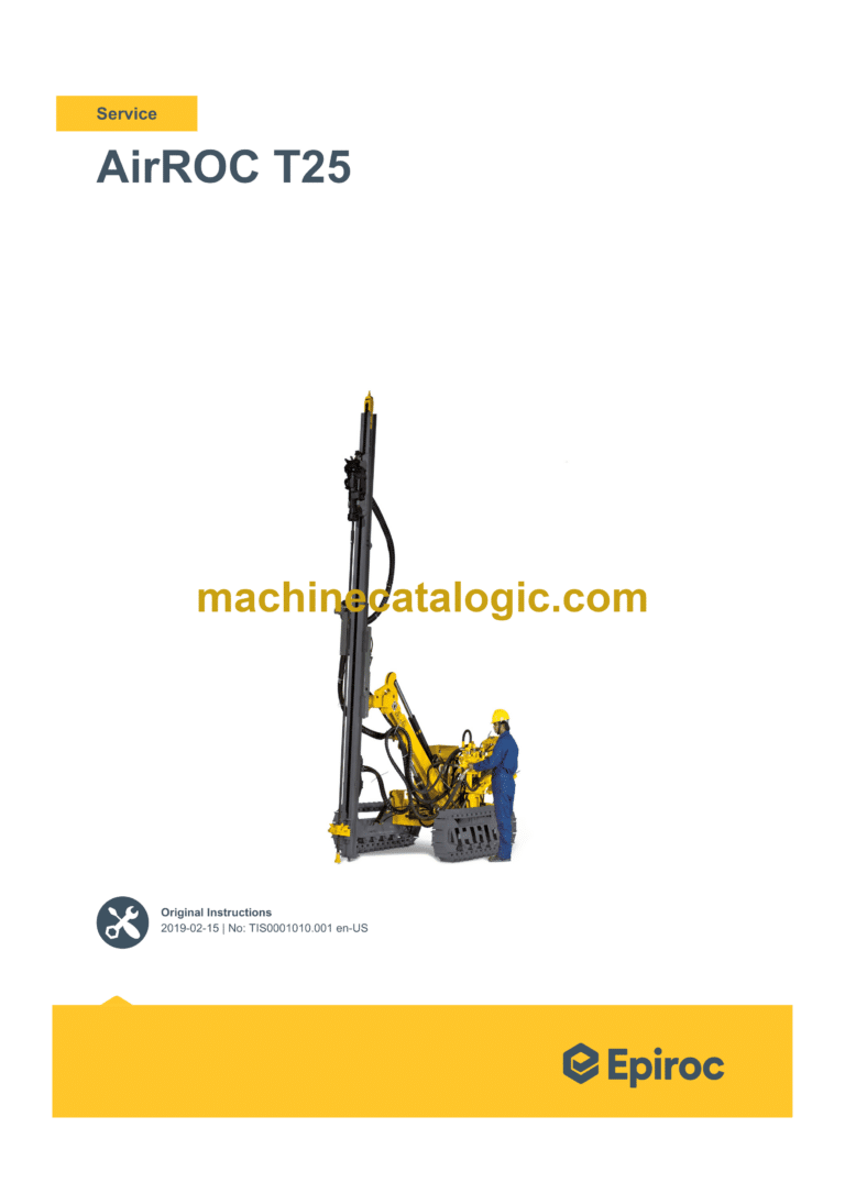 Epiroc AirROC T25 Service Manual
