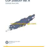Epiroc COP 2550UX+ Version H Hydraulic Rock Drills Parts Catalog