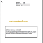 Link Belt Crane 548 Service Manual