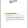 Link Belt Crane HCD80B Service Manual