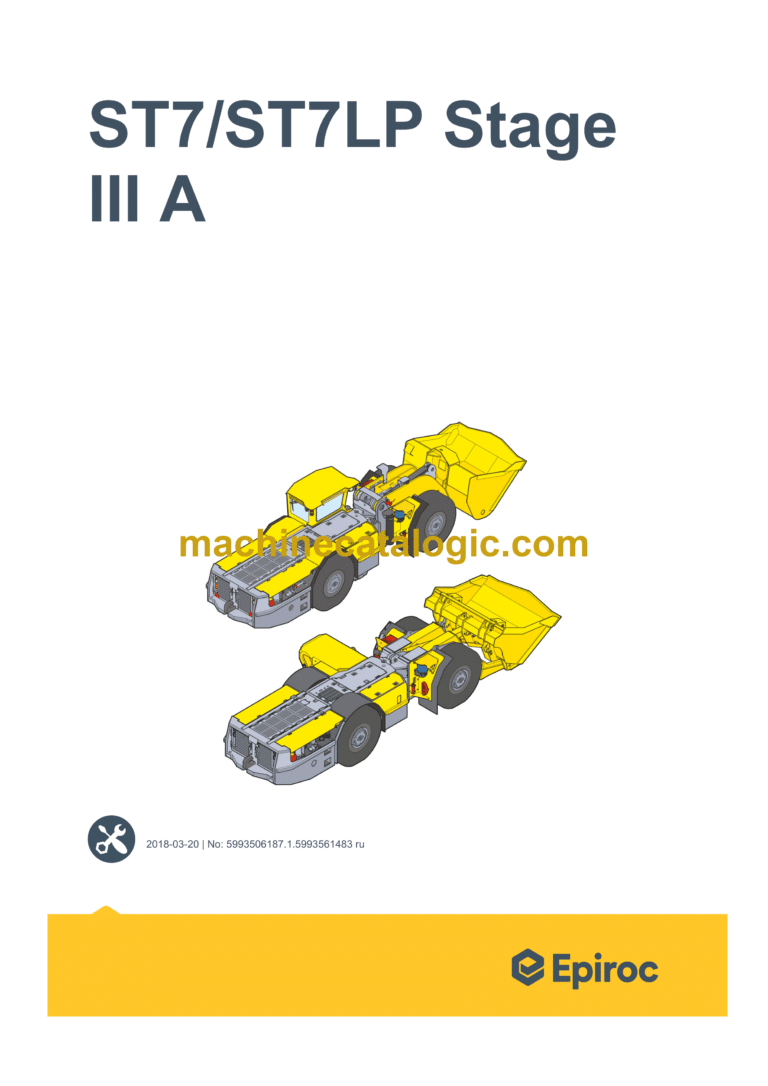 Epiroc Scooptram ST7 ST7LP Stage 3A Service Manual (Russian)