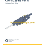 Epiroc COP SC25-HE Version G Hydraulic Rock Drills Parts Catalog