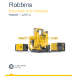 Epiroc Robbins 123RH C Diagrams and Drawings Manual