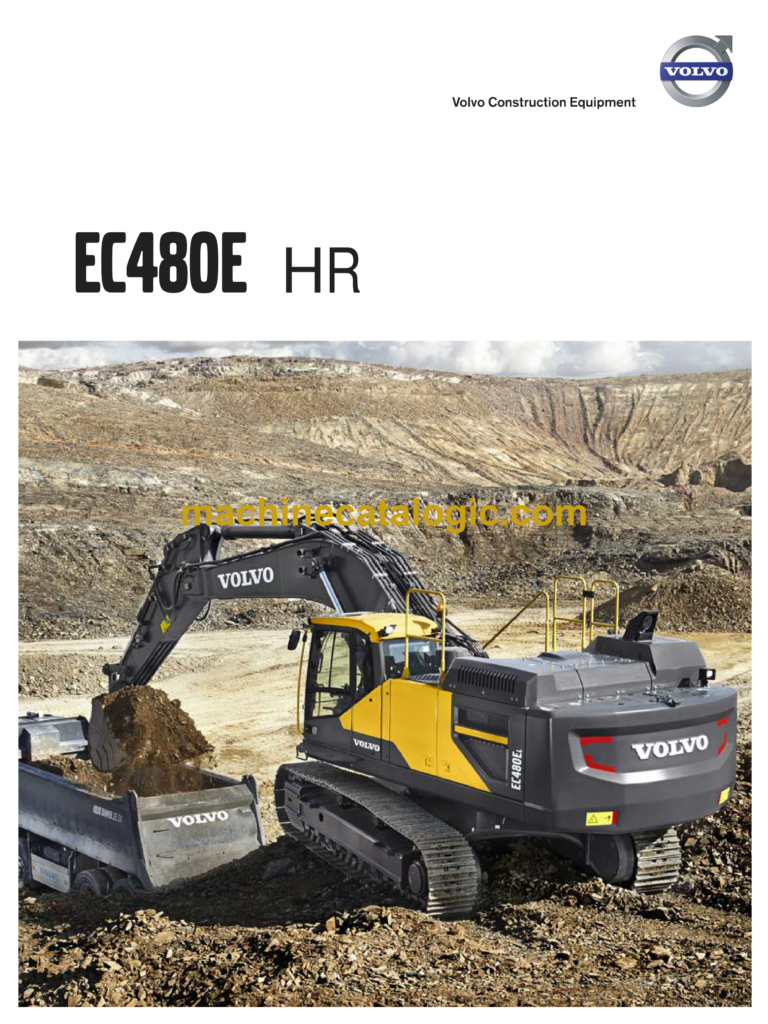 Volvo EC480E HR Hydraulic Crawler Excavator Service & Repair Manual