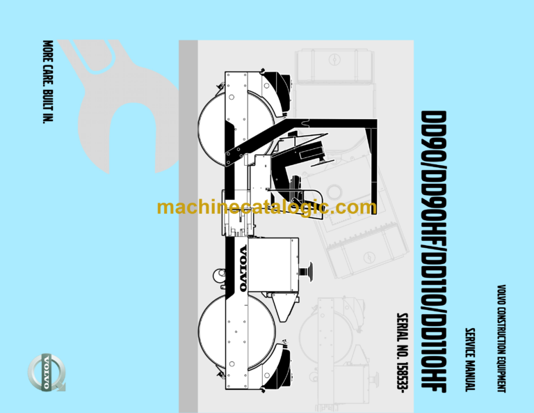 Volvo DD90, DD90HF & DD110, DD110HF Asphalt Compactor Service and Repair Manual