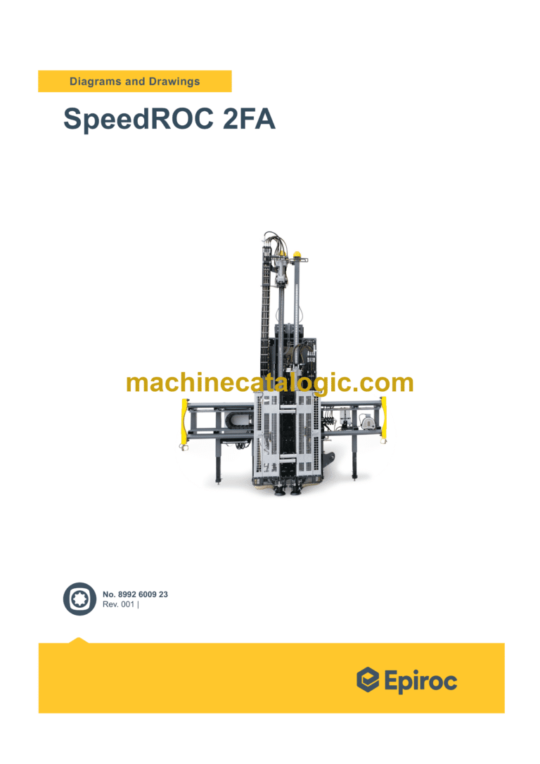 Epiroc SpeedROC 2FA Diagrams and Drawings Manual