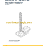 Epiroc PV-235E, PV-235D Component Removal and Installation Instructions (French)