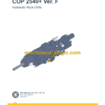 Epiroc COP 2540+ Version F Hydraulic Rock Drills Parts Catalog