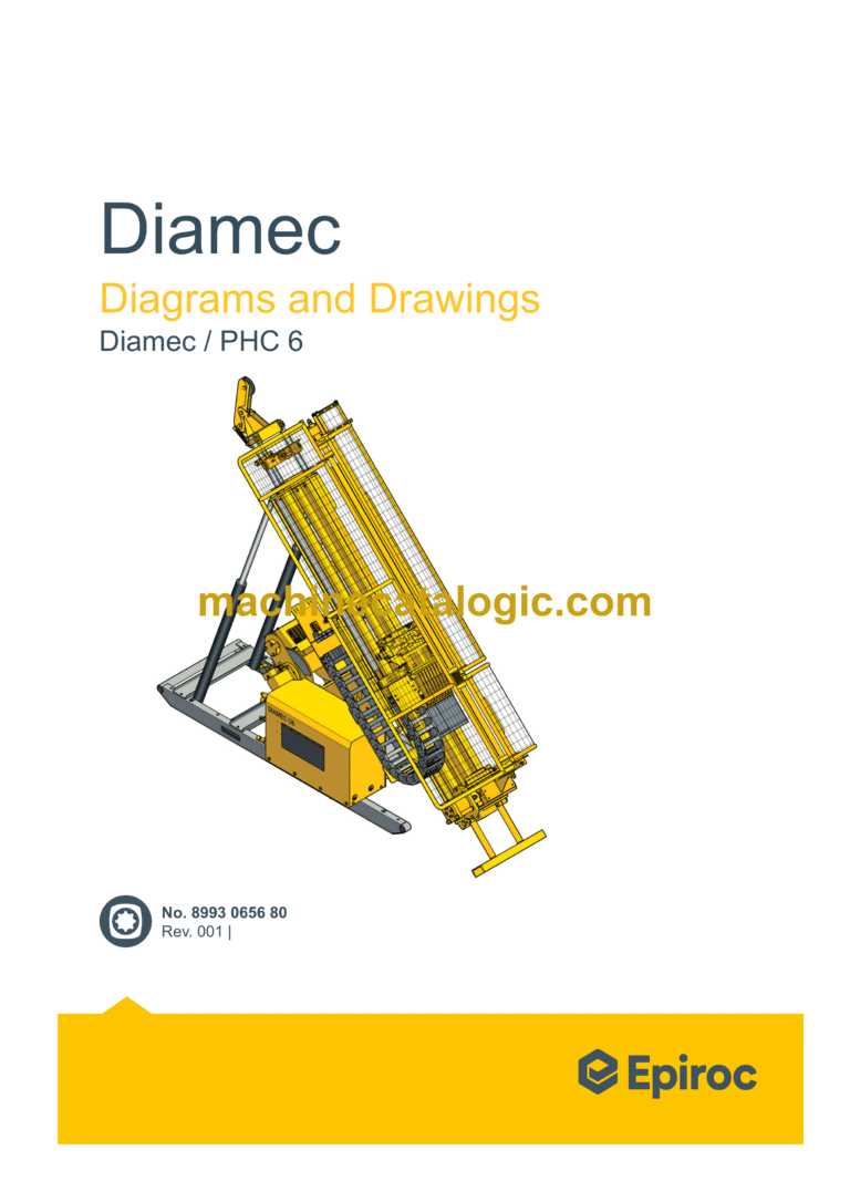 Epiroc Diamec PHC 6 Diagrams and Drawings Manual