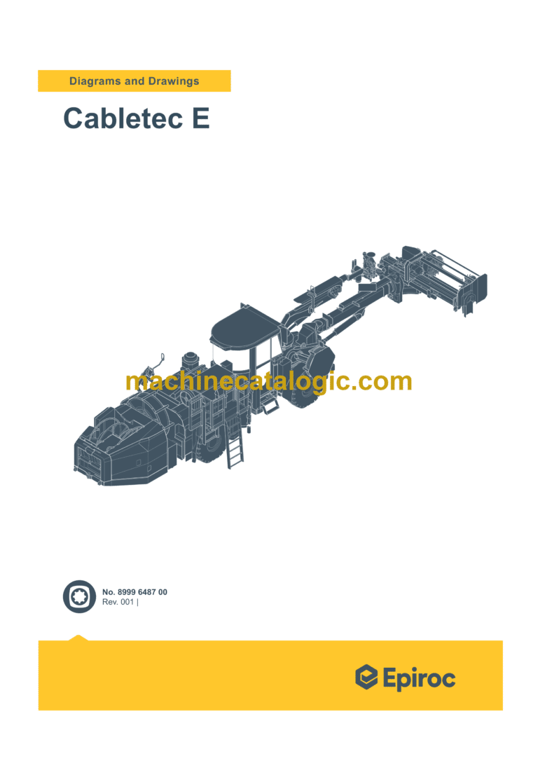 Epiroc Cabletec E Diagrams and Drawings Manual