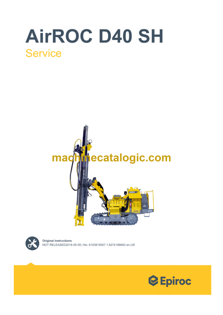 Epiroc AirROC D40 SH Service Manual (6163818507.1.6274188683)