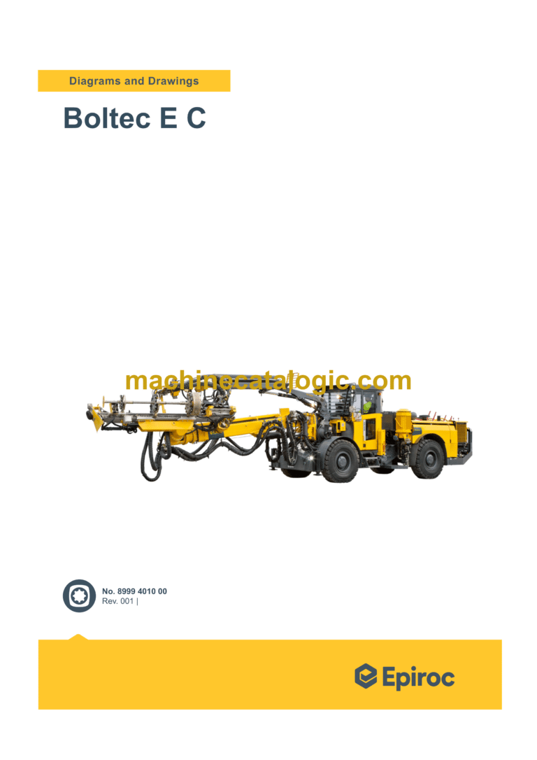 Epiroc Boltec E C Diagrams and Drawings Manual