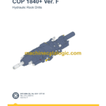 Epiroc COP 1840+ Version F Hydraulic Rock Drills Parts Catalog