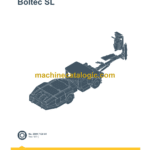 Epiroc Boltec SL Diagrams and Drawings Manual (No. 8999 7126 00)