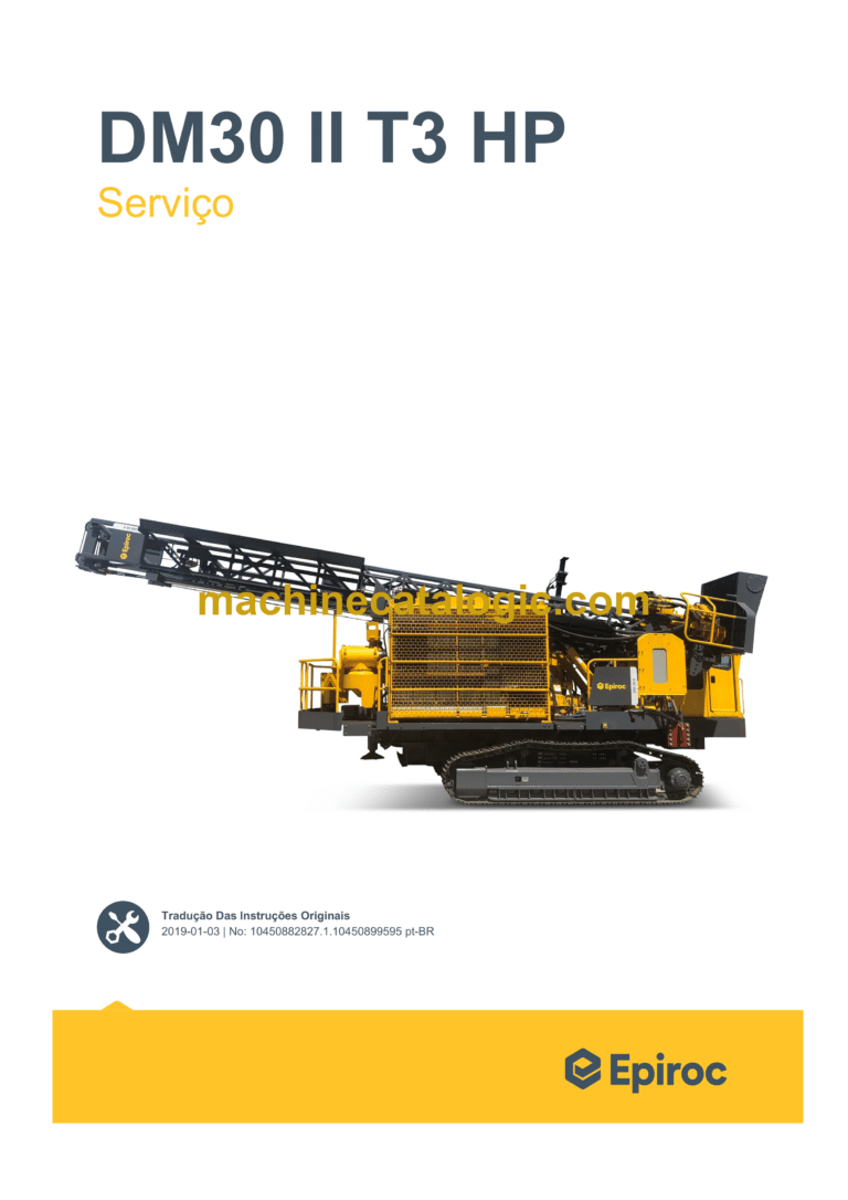 Epiroc DM30 II T3 HP Service Manual (Portuguese)