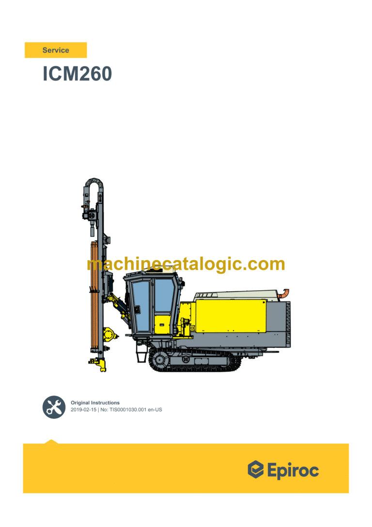 Epiroc ICM260 Service Manual