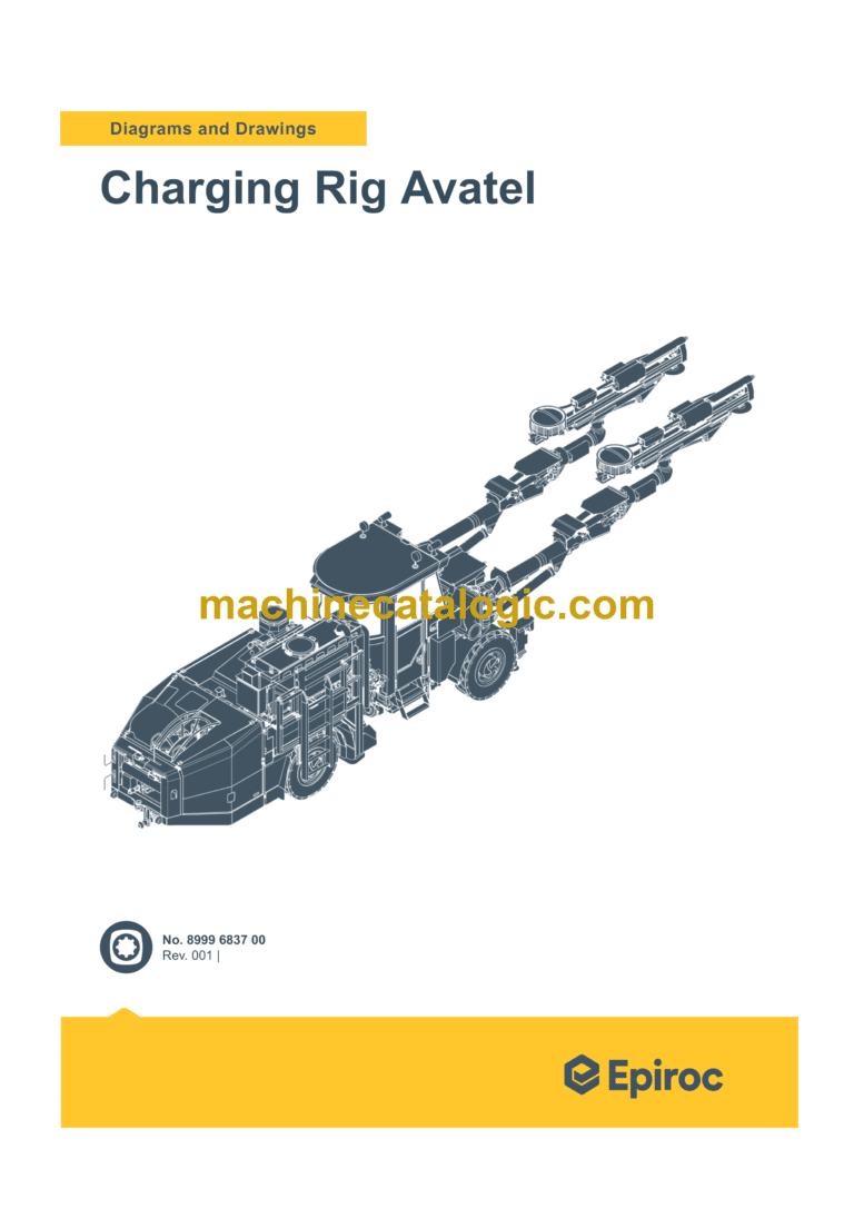 Epiroc Charging Rig Avatel Diagrams and Drawings Manual