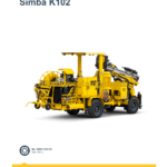 Epiroc Simba K102 Diagrams and Drawings Manual