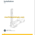 Epiroc Water Well Drill T3W Component Removal and Installation Instructions