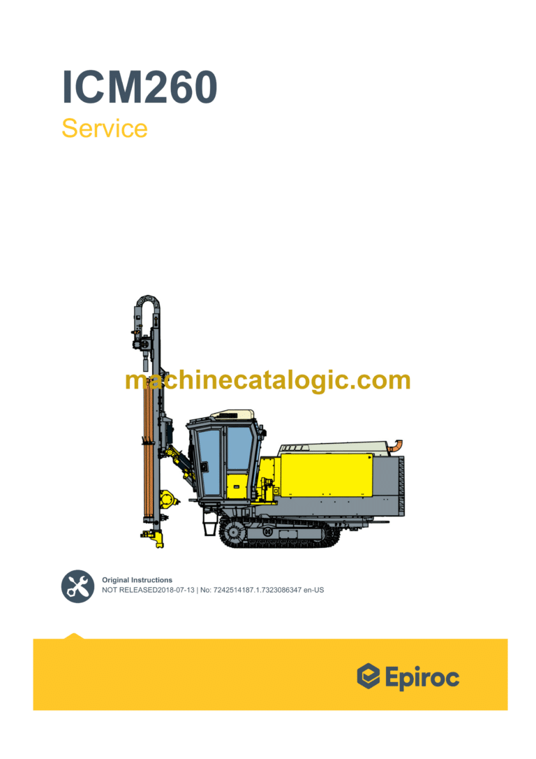 Epiroc ICM260 Service Manual (7242514187.1.7323086347)
