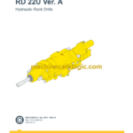Epiroc Hydraulic Rock Drills RD 22U Ver. A Parts Catalog