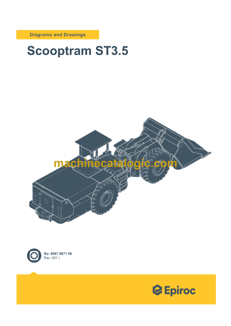 Epiroc Scooptram ST3.5 Diagrams and Drawings Manual