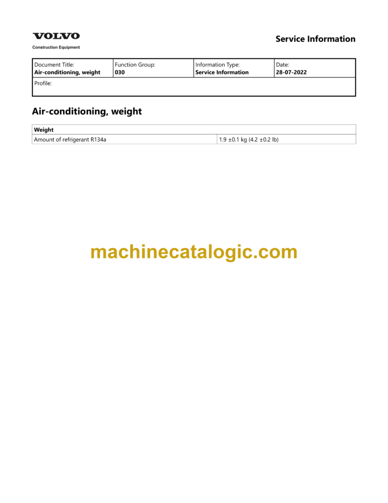 Volvo L50D Wheel Loader Service & Repair Manual