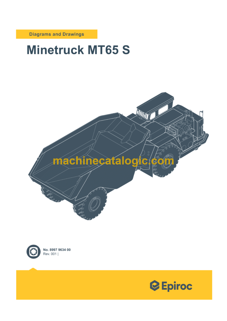 Epiroc Minetruck MT65 S Diagrams and Drawings Manual