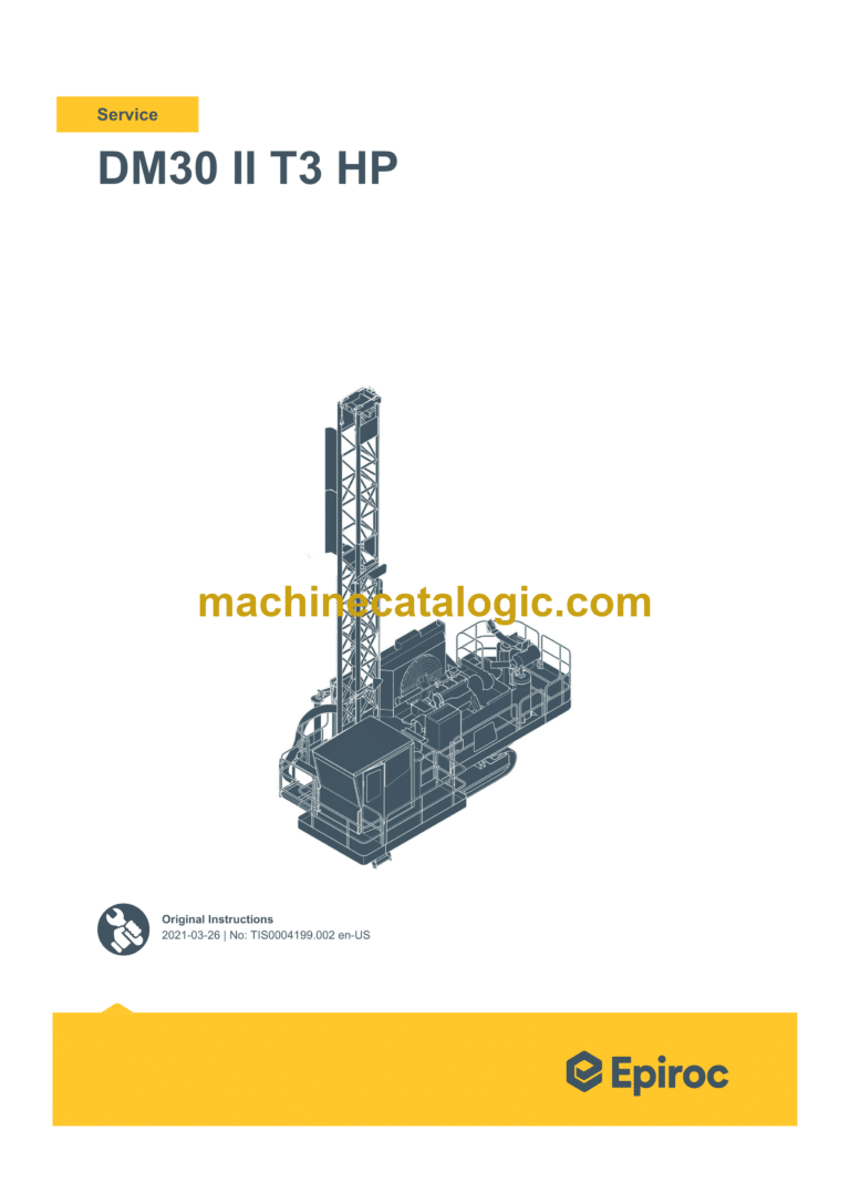 Epiroc DM30 II T3 HP Service Manual