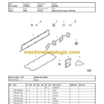 Volvo ECR50D Hydraulic Compact Excavator Parts Manual