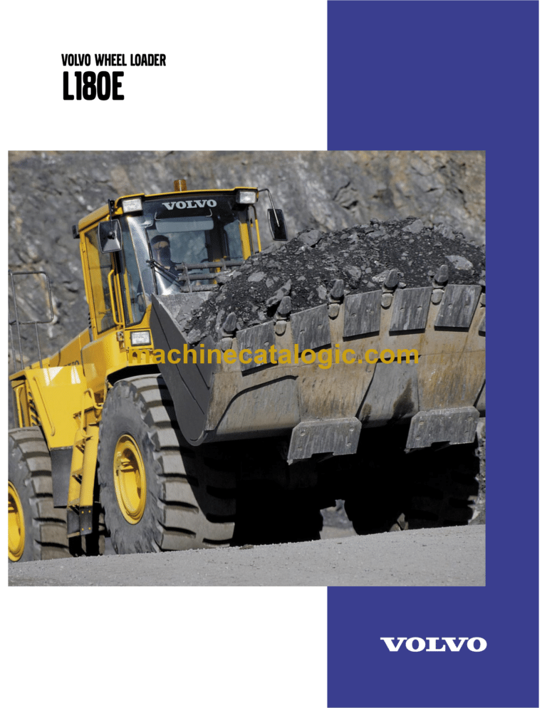 Volvo L180E Wheel Loader Service & Repair Manual