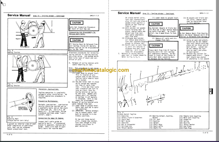 Link Belt Crane TC418 Service Manual