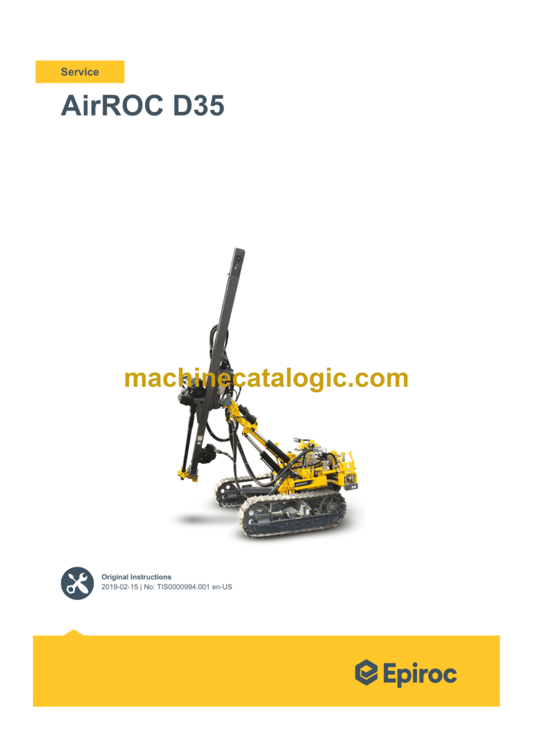 Epiroc AirROC D35 Service Manual