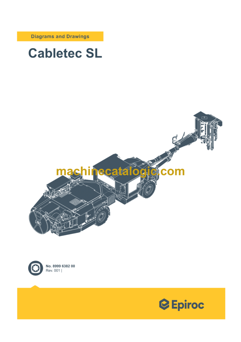 Epiroc Cabletec SL Diagrams and Drawings Manual