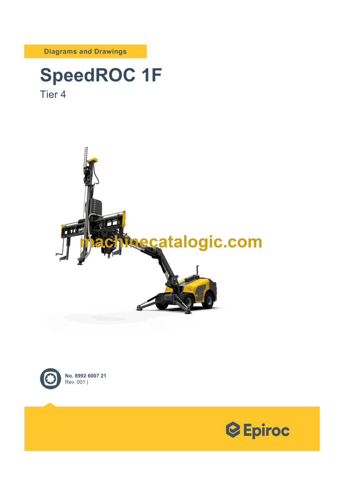Epiroc SpeedROC 1F Tier 4 Diagrams and Drawings Manual