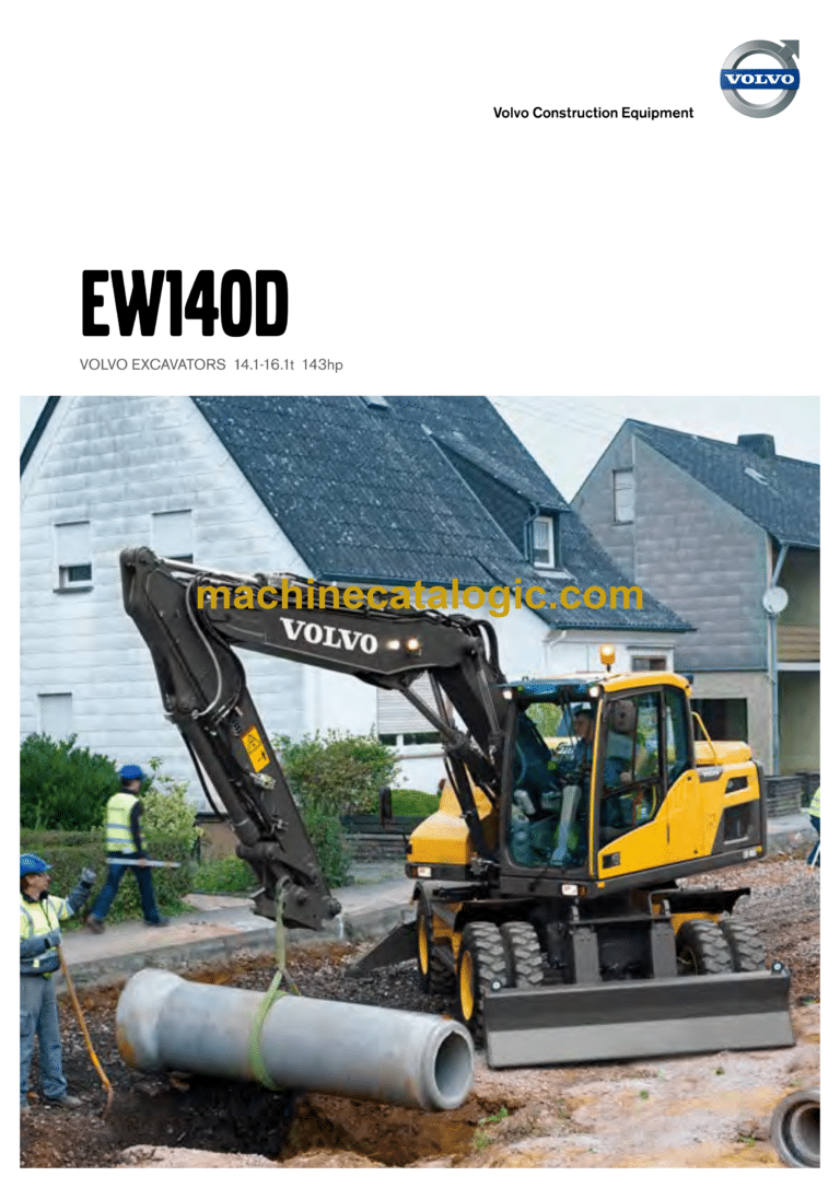 Volvo EW140D Hydraulic Crawler Excavator Service &amp; Repair Manual