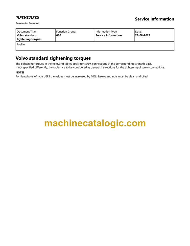 Volvo EC25 Hydraulic Compact Excavator Service & Repair Manual