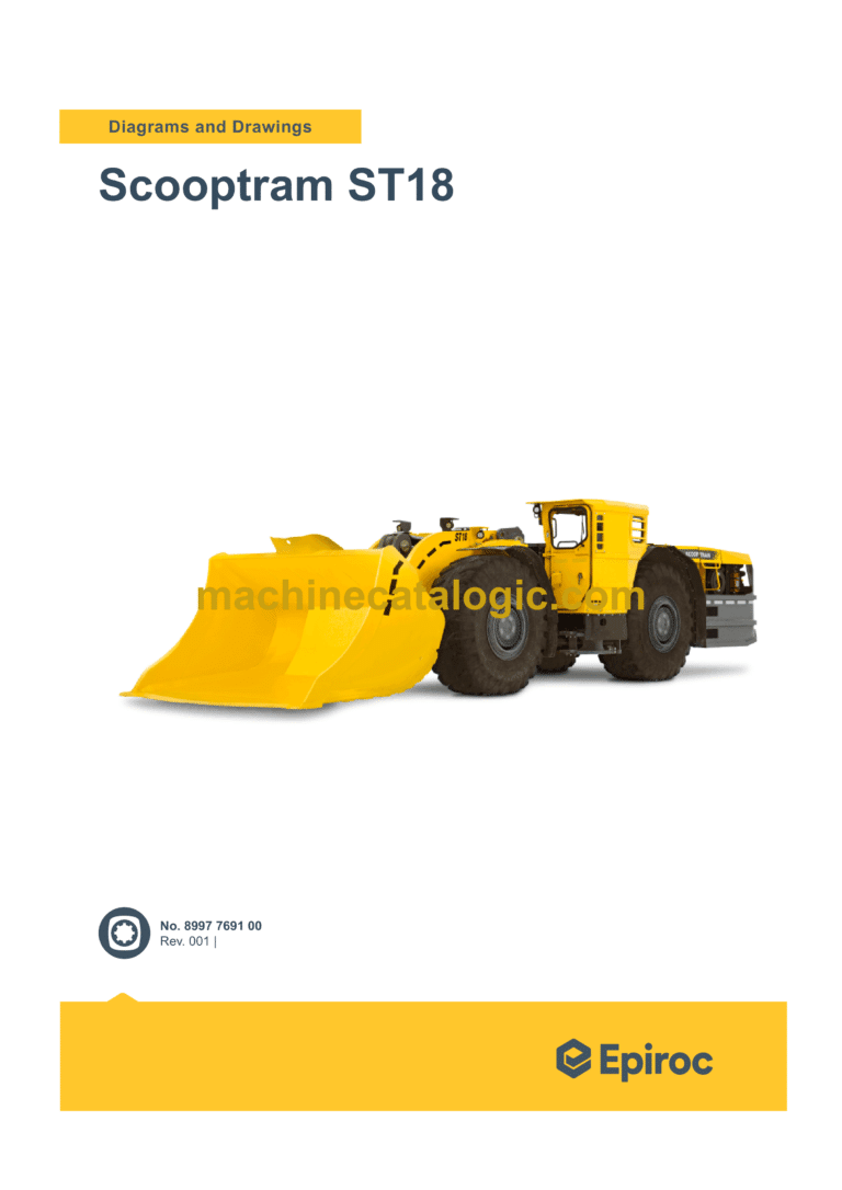 Epiroc Scooptram ST18 Diagrams and Drawings Manual