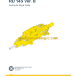 Epiroc Hydraulic Rock Drills RD 14S Ver. B Parts Catalog
