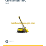 Epiroc Christensen 140C Tier 3 Diagrams and Drawings Manual