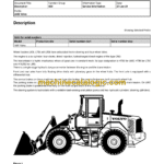 Volvo L60E Wheel Loader Service & Repair Manual