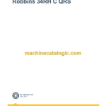 Epiroc Robbins 34RH C QRS Diagrams and Drawings Manual