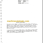Link Belt Crane HC68A Service Manual
