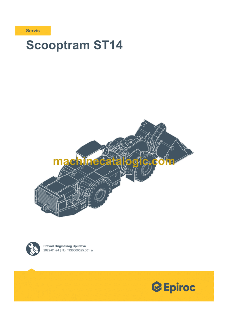 Epiroc Scooptram ST14 Service Manual (Serbian)