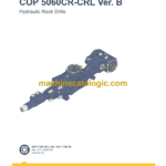 Epiroc COP 5060CR, 5060CRL Version B Hydraulic Rock Drills Parts Catalog