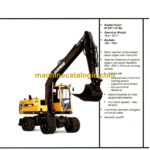 Volvo EW150 Akerman Hydraulic Wheel Excavator Service & Repair Manual