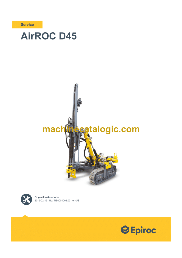 Epiroc AirROC D45 Service Manual