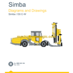 Epiroc Simba E6 C-W Diagrams and Drawings Manual
